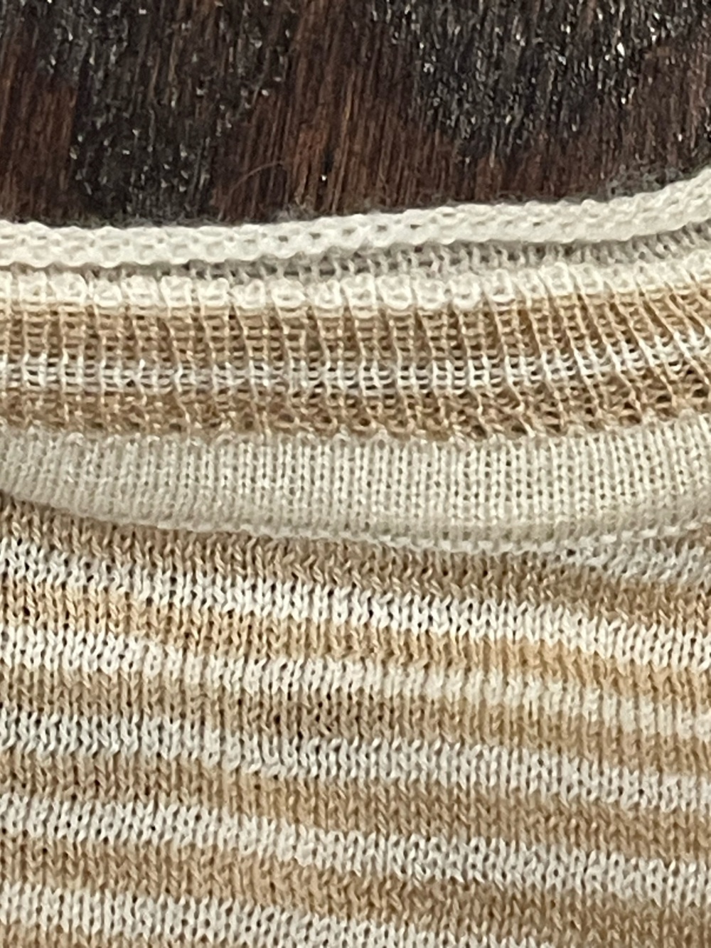 Lafayette 148 Women Dune Multi Striped Cashmere Pullover Sweater Size Small NEW - Picture 11 of 11